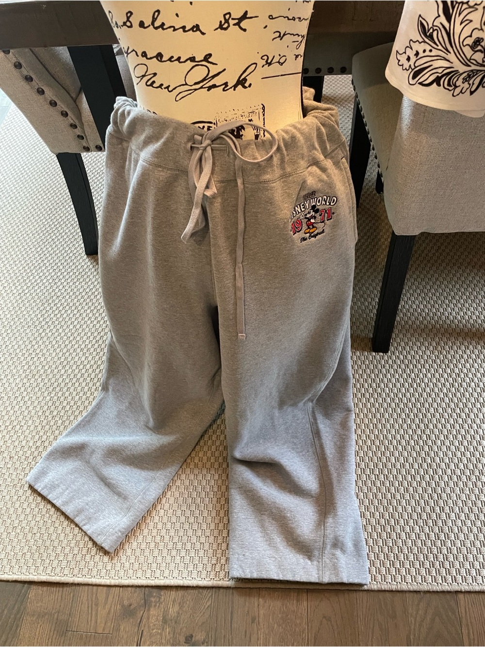 Vintage 1971 Disney World Sweatpants with Drawstring